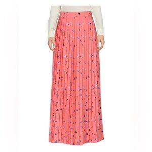 Le Bohemian’s Salmon Pink Pleated Maxi Skirt